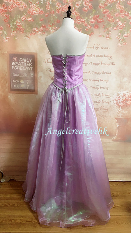 Annika Purple Dress Magic Cosplay Costume