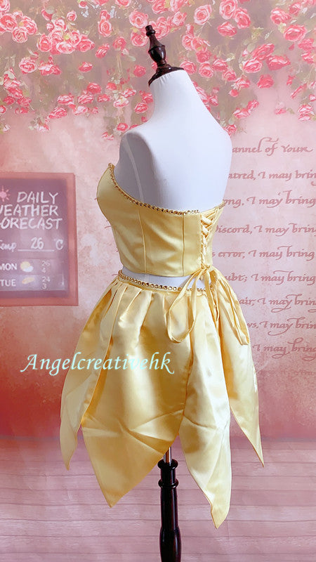 Tinkerbell Friends Fairy Iridessa Cosplay Costume