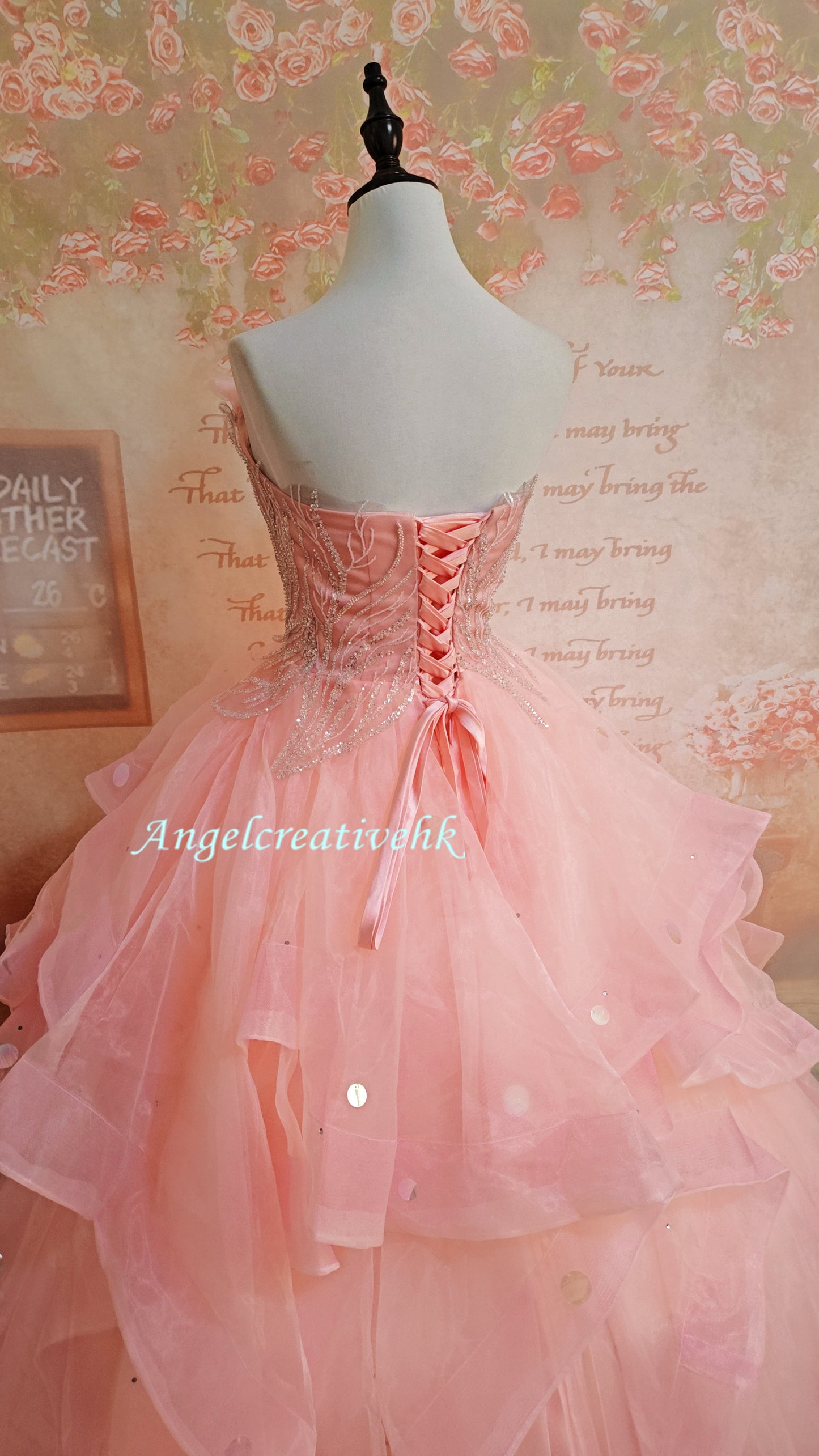 Ariana Glinda the Good Witch Bubble Dress Glinda Cosplay Dress