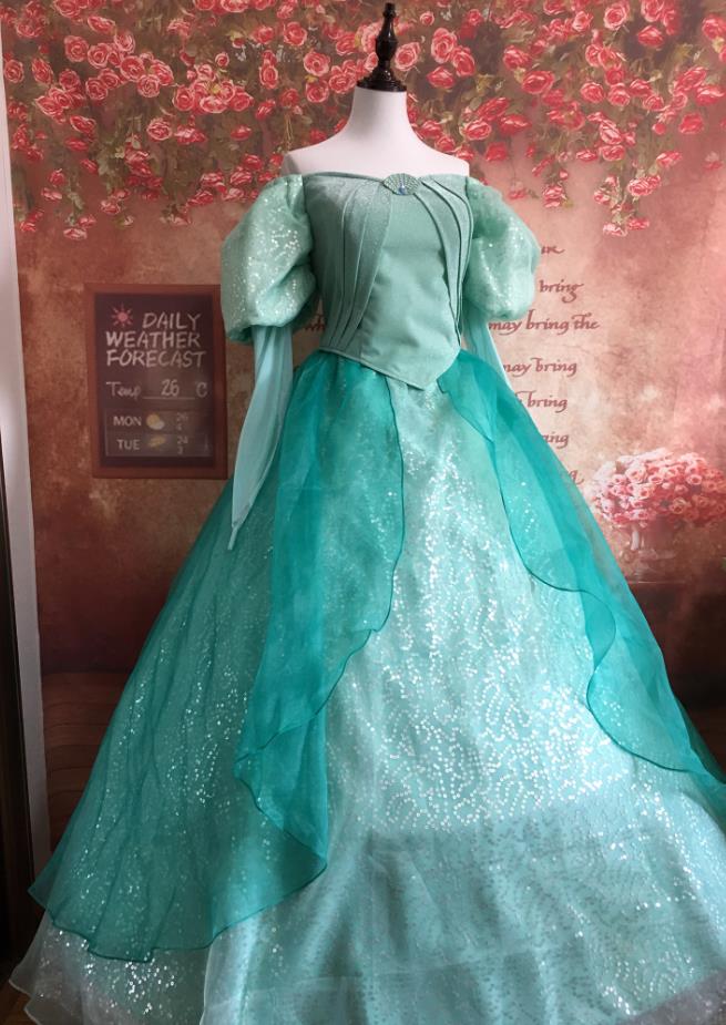 mermaid cosplay dress Little Mermaid Cosplay Princess Ariel Mermaid Cosplay Costume Angel Creative Design