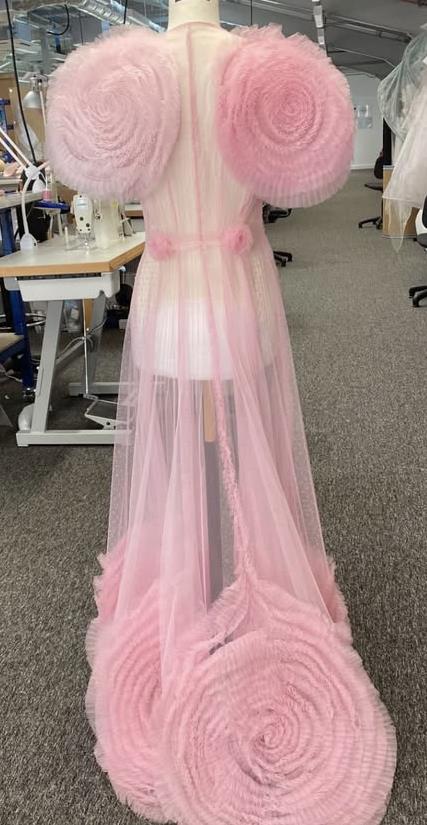 popular glinda dress Ariana Glinda's Enchanting Nightgown Wicked Movie Glinda Popular Dress – Angel Creative Design