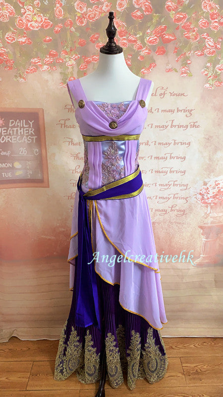Luxury Megara Costume Hercules Cosplay costume Angel Creative Design Luxury Megara Costume Hercules Cosplay costume Angel Creative Design