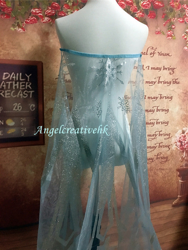 Princess Elsa Cape Cosplay costume
