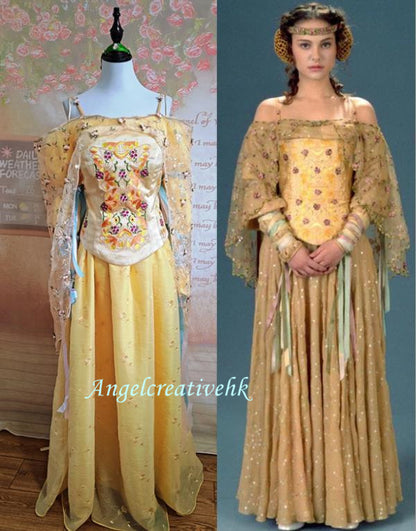 padme gold dress Padm Amidala (Picnic Gown)